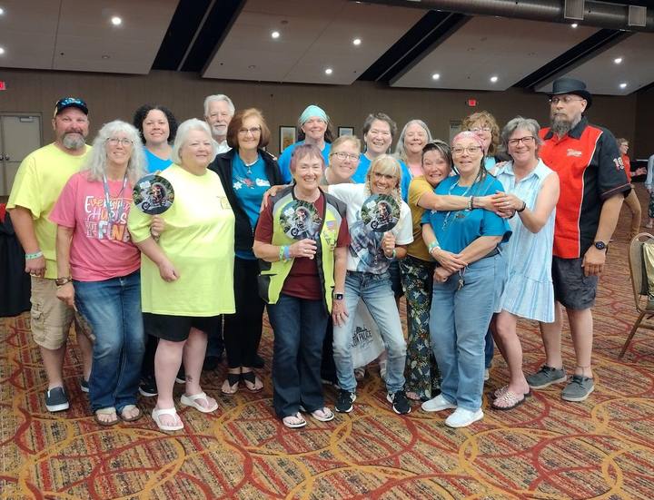 Missouri members posing together at the 2024 Ride-In